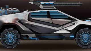 Zombie hill Racing 9th vehicle soundtrack ( Cybertruck ) screenshot 5