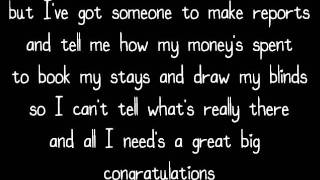 MGMT - Congratulations lyrics (on screen)