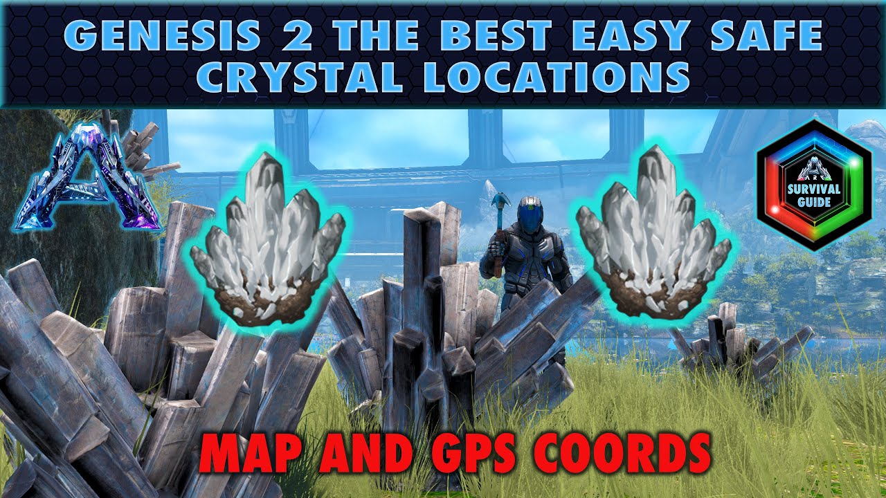 All The Best Ways To Get Crystal On Ark Genesis 2 Lots Of Easy Genesis 2 Crystal Locations Youtube