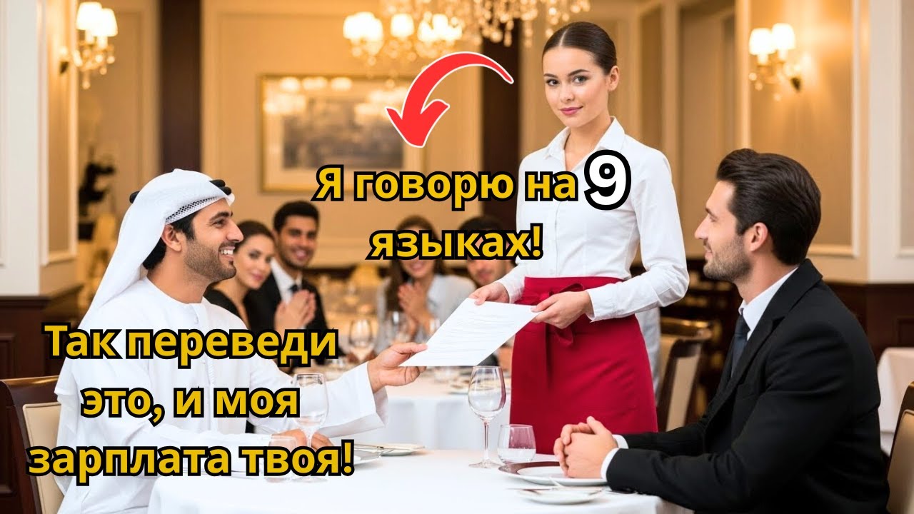 Реши это и получи $155М | Официантка обхитрила арабского миллиардера