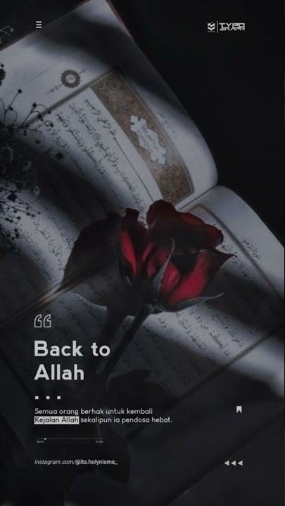 Story Wa IG typography fullscreen terbaru‼ Back to Allah🙏