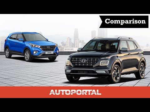 Hyundai Venue vs Creta - Autoportal