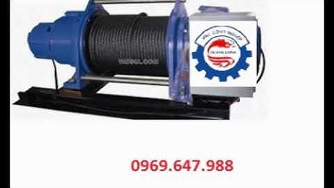 tời điện 1 tấn ( 0969.647.988) Tời kéo mặt đất 1 tấn - JK1 - 22m/phút