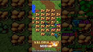 UM TIBIA PARA MOBILE 😱😱 VALORIA MMO #games #tibia #mobile #mmorpg