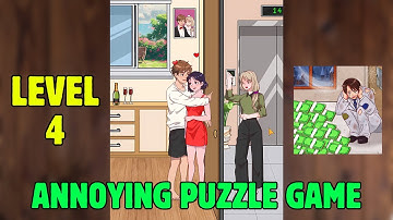Annoying Puzzle Game Level 4: Help the Girl Catch Her Husband Cheating