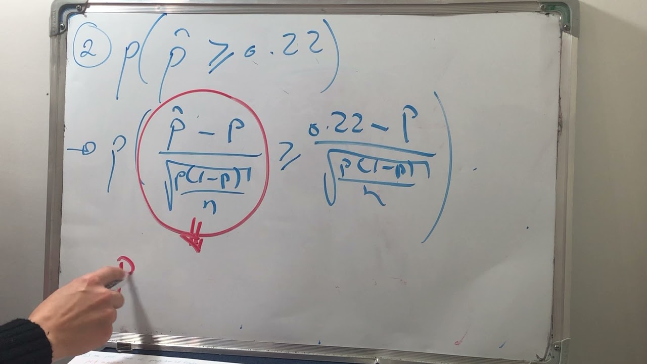 مبادئ احصاء المحاضره (14) : Sample Distribution of the Sample Proportion