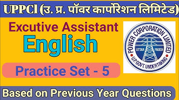 UPPCL Executive Assistant English Practice set - 5 | Uppcl Expected Questions based on Previous year