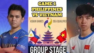 GAME 1, PHILIPPINES VS VIETNAM, ASIAN GAMES ESPORTS MLBB 2026. SEA QUALIFIER screenshot 1