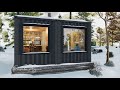 OFF GRID Tiny Cabin - Shipping Container House