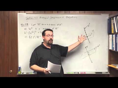 Orthogonal Complements and