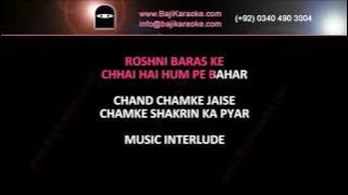 Chand Chamke Aise - Video karaoke - by BajiKaraoke
