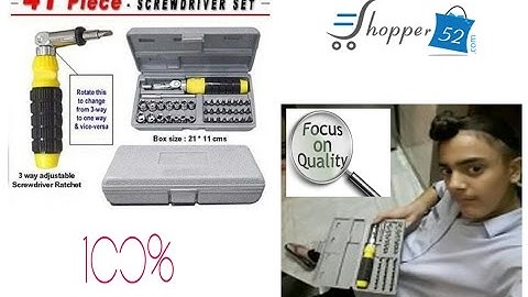 Best Selling Shopper52 41 Pcs Tool Kit Screwdriver Set