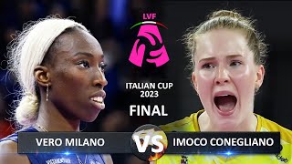 Italian Volleyball Super Cup 2023 Imoco Conegliano Vs Vero Milano