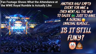 WWE UNROYAL RUMBLE took place in a half empty Saudi 🇸🇦 arena,another boring 😴 weak waste of time...