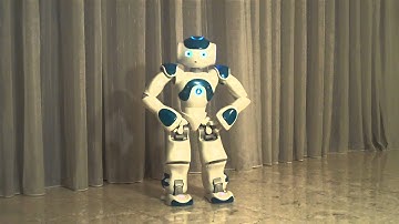 Andy, a NAO robot, dances Gangnam Style