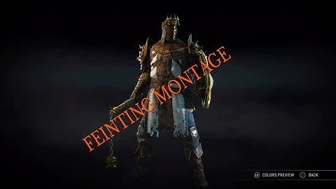 For Honor Conqueror Montage (SUPERIOR FULL BLOCK FEINTING VOL 6)