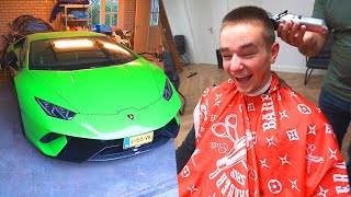 LAMBO KAPOT & GEK DOEN BIJ DE KAPPER!