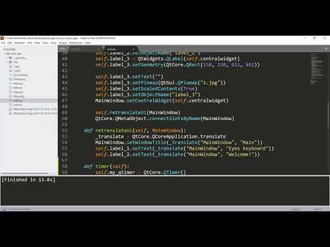Virtual Keyboard using Python - PyQt5