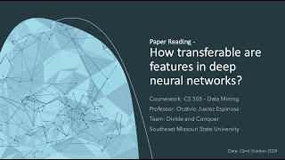 Paper Reading - How transferable are features in deep neural networks?