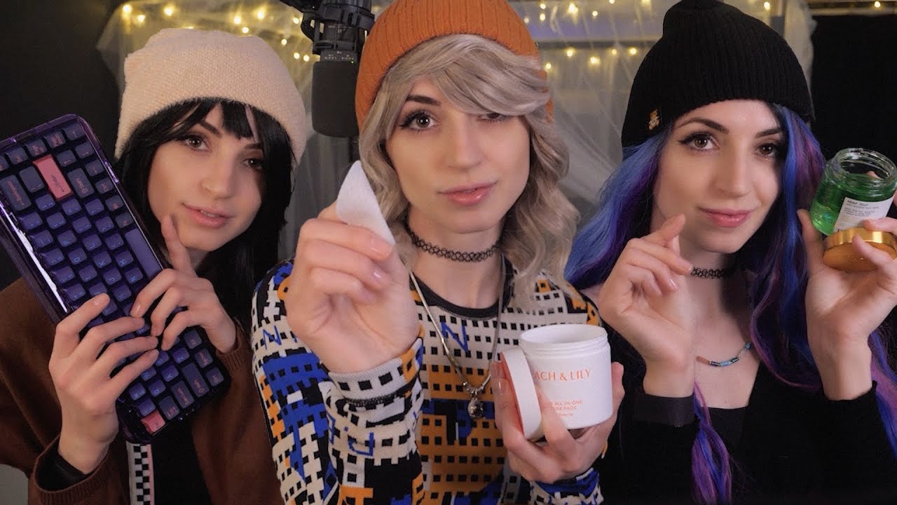ASMR Triplets | Binaural Ear Layered Triggers for sleep ~