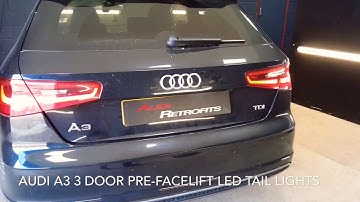 Upgraded this 2013 Audi A3 8V with sweeping dynamic indicators