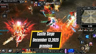 Castle Siege December 13,2025 premiere | DevilzMU | @rexnorvinTV 