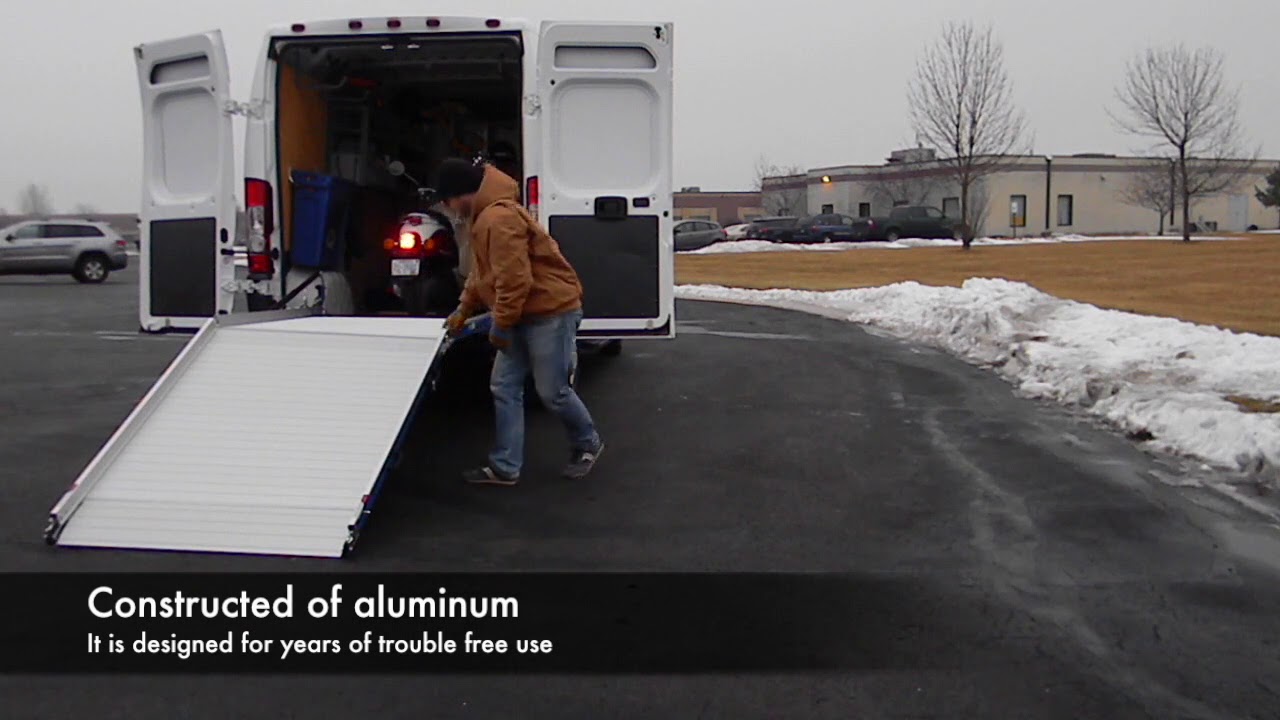Mobed Loading Easy Moped loading in Dodge Ram Promaster High Roof van with Loading ...