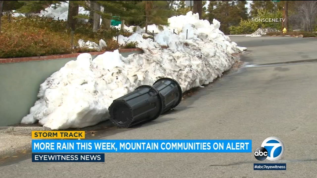 SoCal mountains brace for another round of heavy rain, snow - YouTube