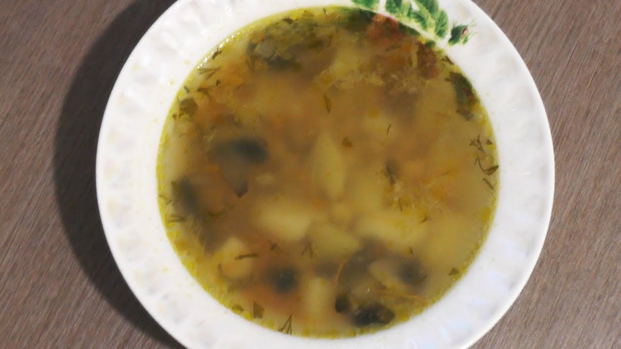 Pea Soup With Mushrooms - Vegetarian Recipe - YouTube