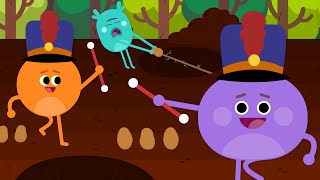 Marching Mashed Potatoes | The Bumble Nums | Cartoon For Kids screenshot 3