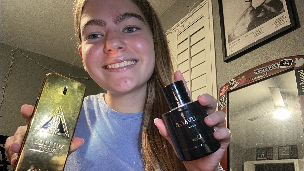 ASMR with my brothers cologne collection ￼