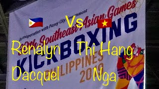 VIETNAM VS PHILIPPINES KICKBOXING FINAL FULL CONTACT FEMALE -48KG  SEA GAMES 2019 screenshot 5