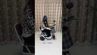#Elderly mobility scooter #Folding tricycle.