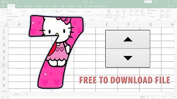 Excel Tutorial | SPIN BUTTON for WordArt