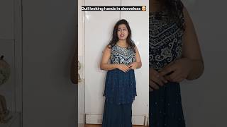 Do This When You Wear Sleeveless Dress.