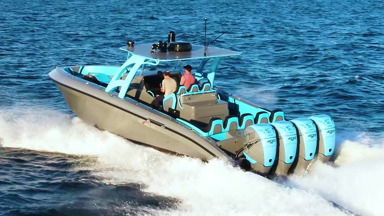 Midnight Express 37' Open Powered By Quad 400R's Mercury Marine