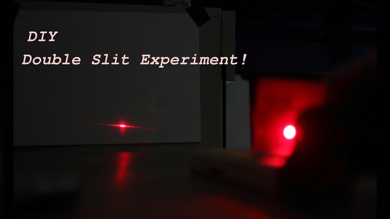 Stay At Home Experiments 1 Diy Double Slit Experiment Quantum Physics At Home Youtube