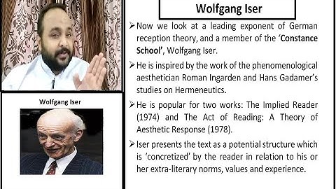 Reception Theory 2 : Wolfgang Iser