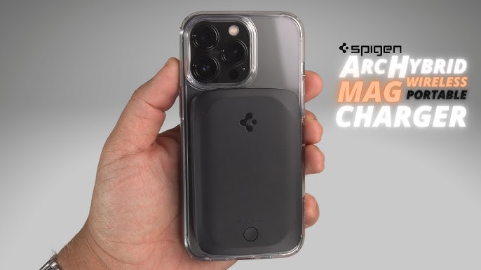 Spigen ArcHybrid Mag (MagFit) para batería MagSafe, banco de energía de  carga magnética de 5000 mAh, cargador portátil de carga inalámbrica rápida