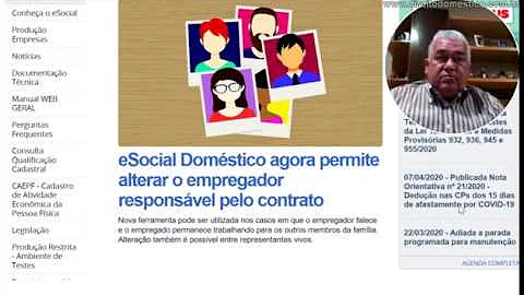Como alterar o empregador doméstico no eSocial?