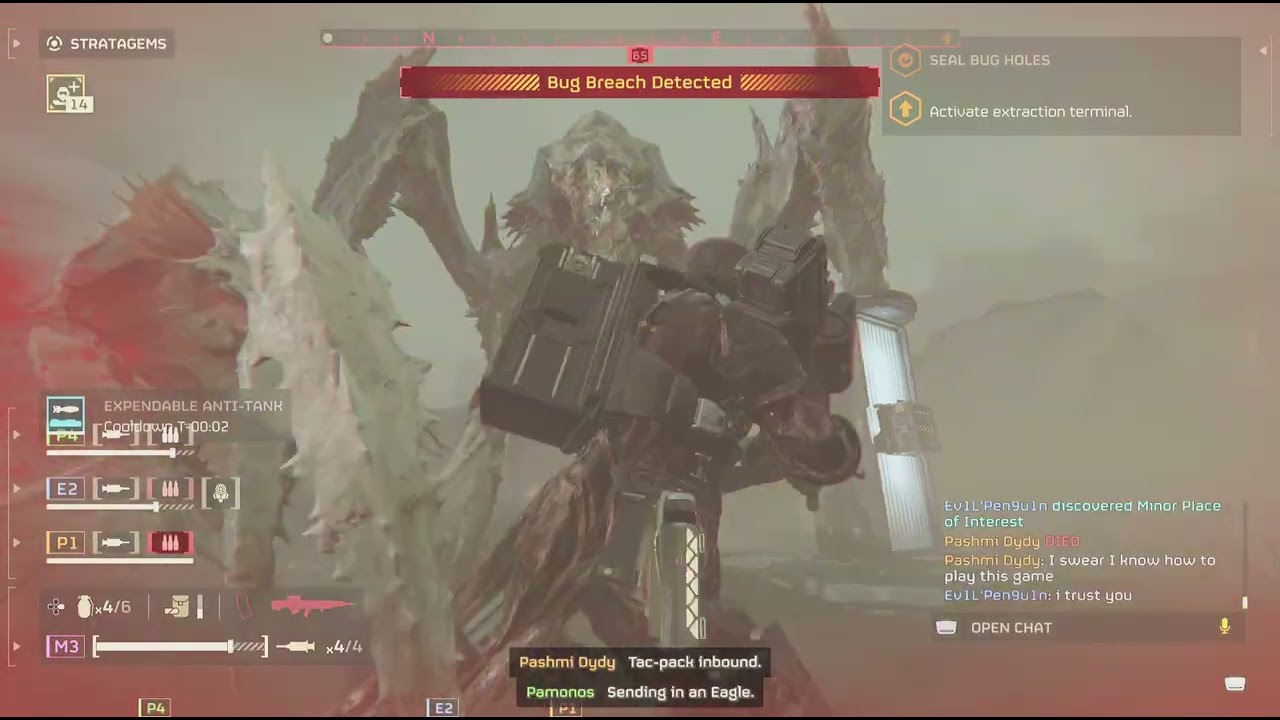 HELLDIVERS 2 EATs + any support weapon = OP