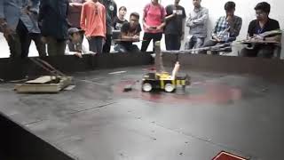 Robowar in techxetra tezpur university 2017
