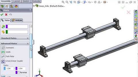 04 Advanced Mate Types   04 Linear Coupler Mate