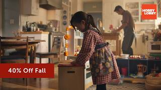 40% Off Fall | Pie | Hobby Lobby® Commercial