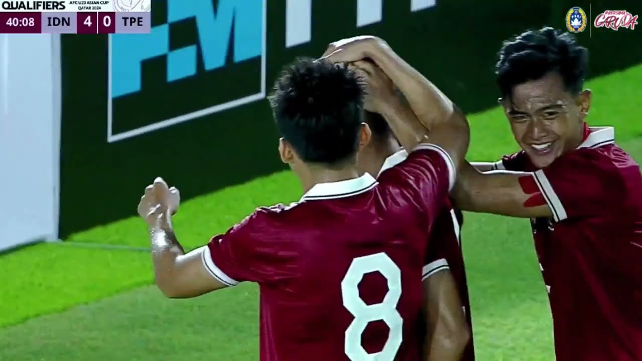FULL HIGHLIGHT GOAL INDONESIA u23 VS CHINA TAIPEI u23 9-0 | AFC U23