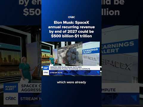 Elon Musk: SpaceX annual recurring revenue by end of 2027 could be $500 billion-$1 trillion