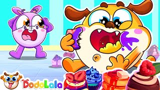 Don't Overeat Song 🥯 Healthy Food vs Junk Food 🥦🍎 | Kids Learning Song With DodoLala - DooDoo