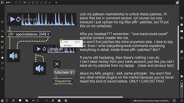 [Max/MSP] real-time spectral spatialization (I forgot my social credit)