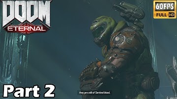 DOOM ETERNAL Walkthrough Gameplay Part 2 - EXULTIA (FULL GAME)