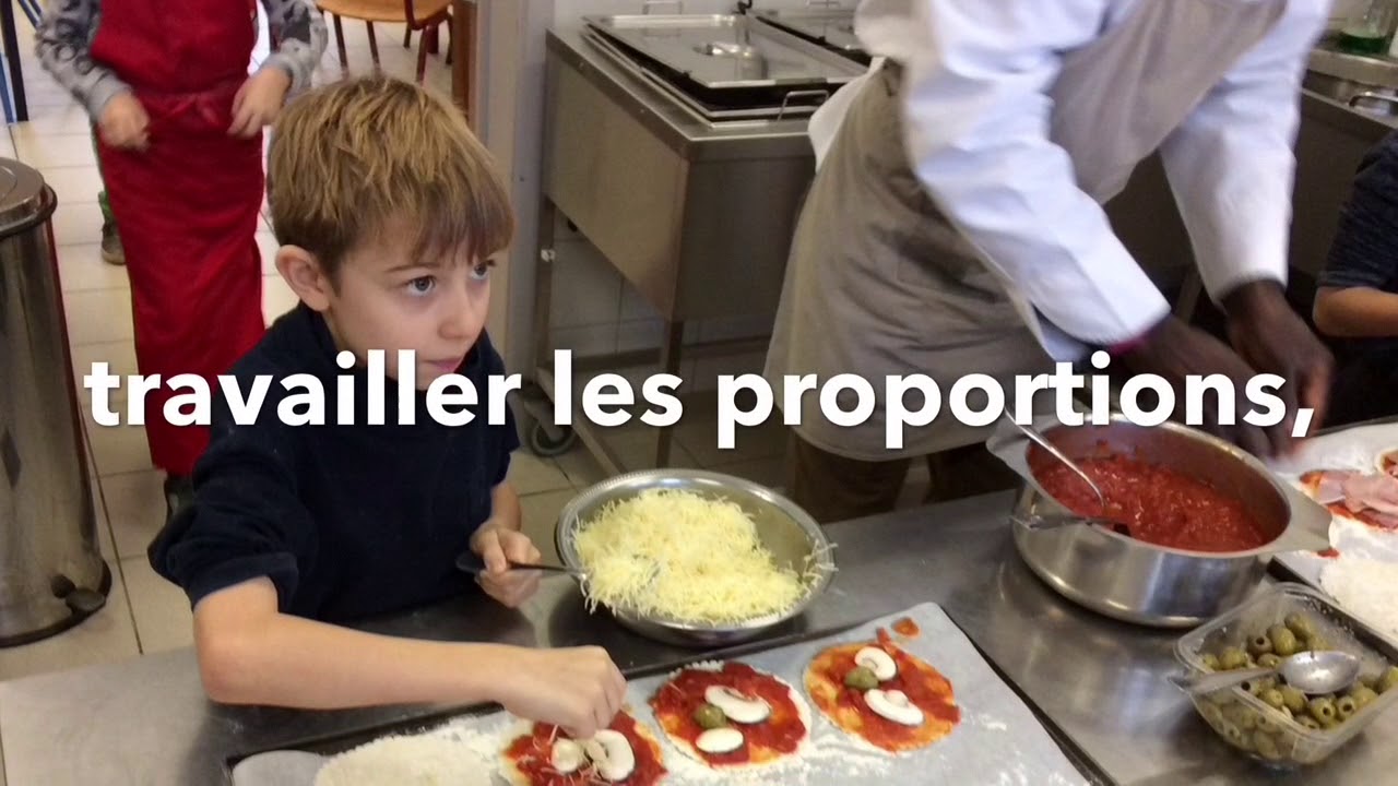 Atelier pizza à l’école